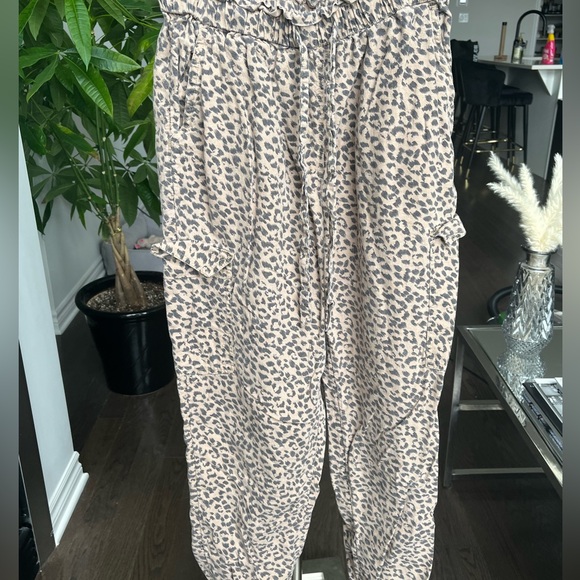 Aerie Linen Jogging Pants - Picture 5 of 10